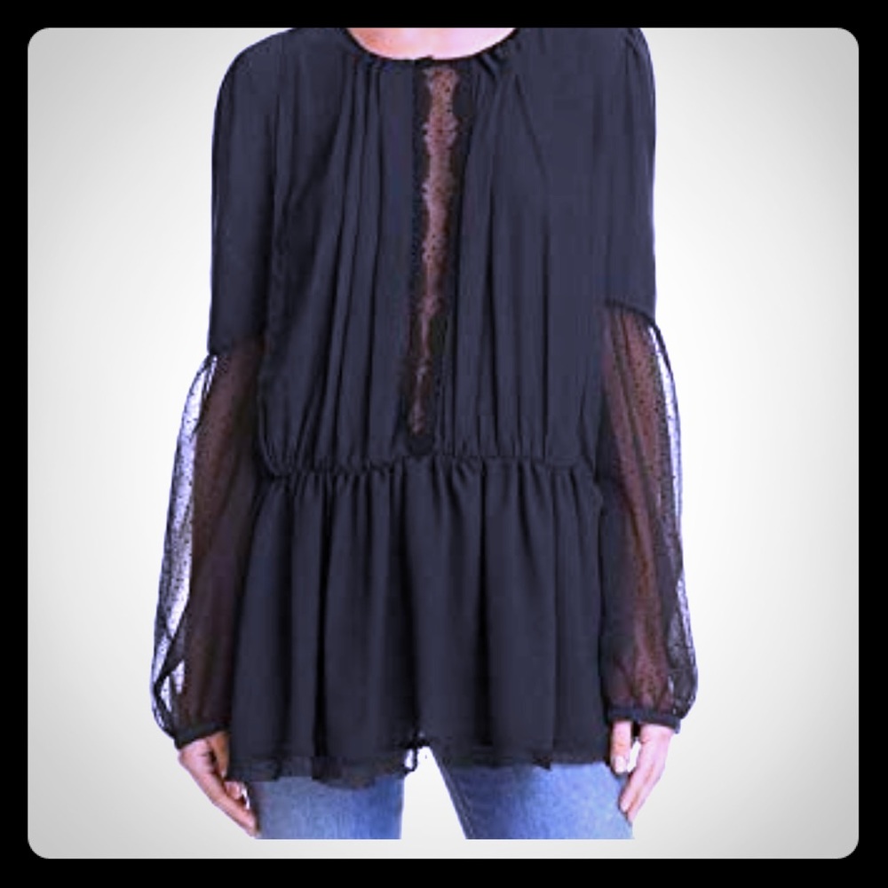 Free People Lace Blouse